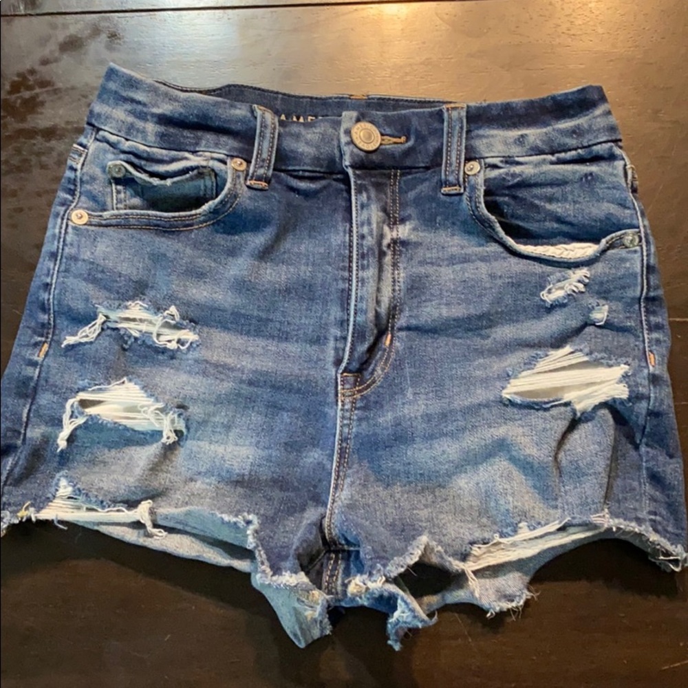 American Eagle Curvy Hi Rise Shortie Size 2